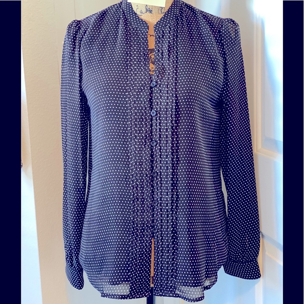 Karl lagerfeld long sleeve blouse